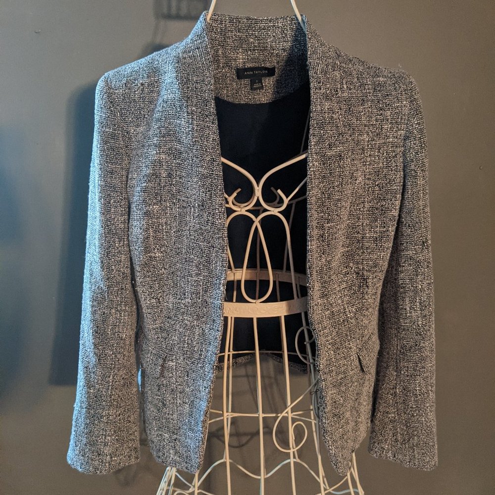 Gray Blazer Jacket by Ann Taylor